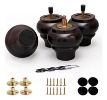 Comprar Patas De Madera Para Muebles, Juego De 4 Patas De Sofá De 3 