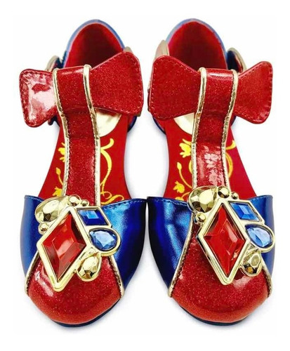 Blanca Nieves Zapatos Talla 9-10 Disfraz Disney Store 