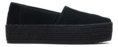 Alpargatas Toms Suede Valcia Black Mujer