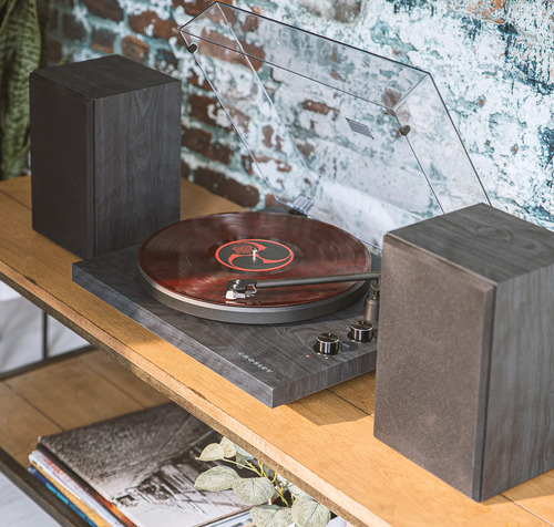 Sistema Hifi Crosley C62c Con Tocadiscos Con Altavoces Bluet