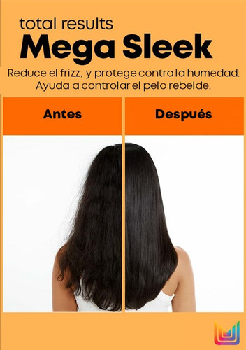 Imagen 3 de 5 de Shampoo Mega Sleek X300 Total Results Matrix