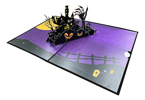 Tarjeta De Cumpleaños 3d De Halloween Tarjeta De Felicitació