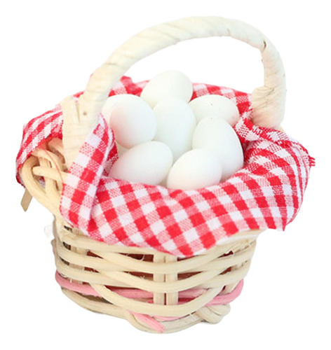 3 Huevos De Casa De Muñecas A Escala 1/12 Para Huevo