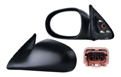 Imagen 1 de 1 de Espejo Nissan Altima 1998 1999 Electrico Negro Xe/se/gxe/gl