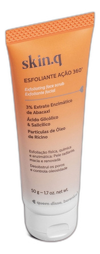Qdb Esfoliante Skin Q Acao 360 50g Momento de aplicação Dia/Noite Tipo de pele Normal