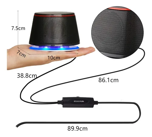 Altavoces De Computadora Sanyun Sw102, 5wx2, Bajo Profundo
