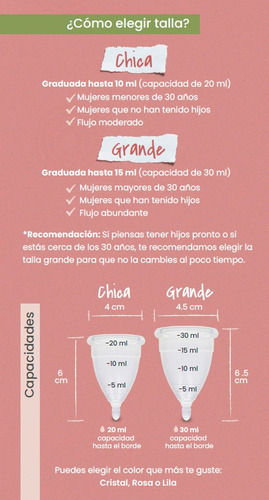 Copa Menstrual Angelcup De Silicona Certificada Color Cristal Talla Chica Con Vaso Esterilizador Azul Y Jabón En Gel 40ml Cristal Chica + Vaso Azul + Gel Bolsillo Grande
