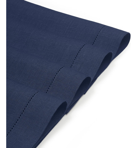 Placemats D'moksha, 100% Lino Puro, Azul Marino, Juego De 4