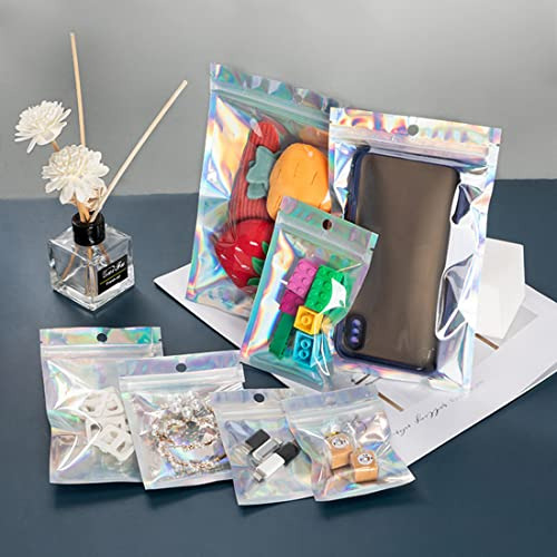 Bolsas Resellables Holograficas 8 X 13cm 100u