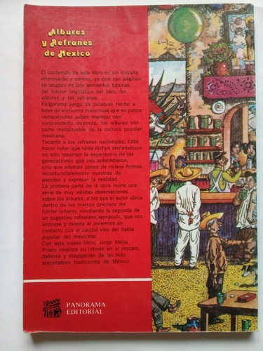 Albures Y Refranes De México - Jorge Mejía Prieto 1989 (Usado)