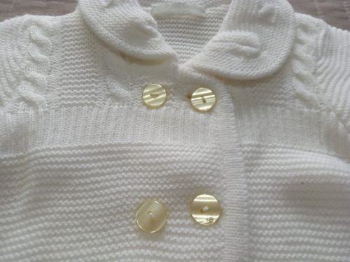 Saco Blanco Tejido De Fiesta El Corte Inglés Talle 3 Años