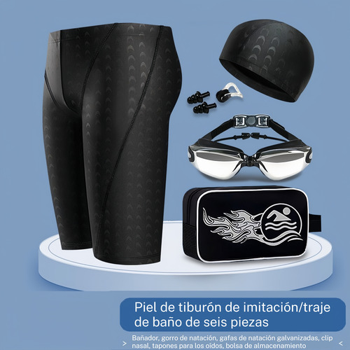 Natacion Traje De Bano Completo Hombre Gafas Deportivas