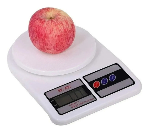 Balanza De Cocina Digital Electronica Sf400 Hasta 5kg Blanca