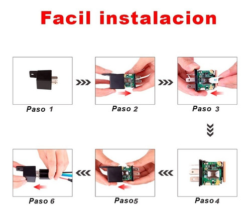 Imagen 6 de 7 de Gps Relay Relevador Espía Plug&play + Cuenta Administrativa