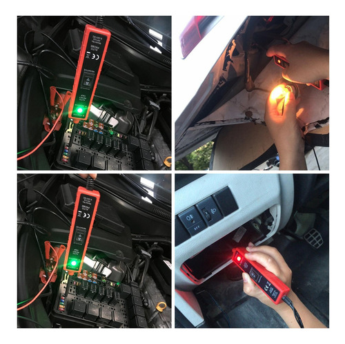 Para Auto Automotriz 6-24v Potencia Digital Probador