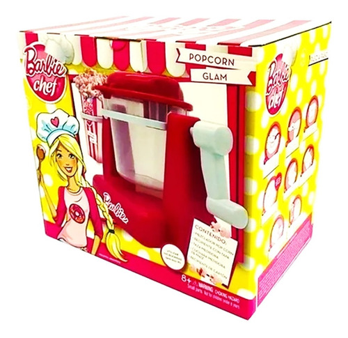 Popcorn Glam Barbie Chef Pochoclos Pochoclera Super Cla 994