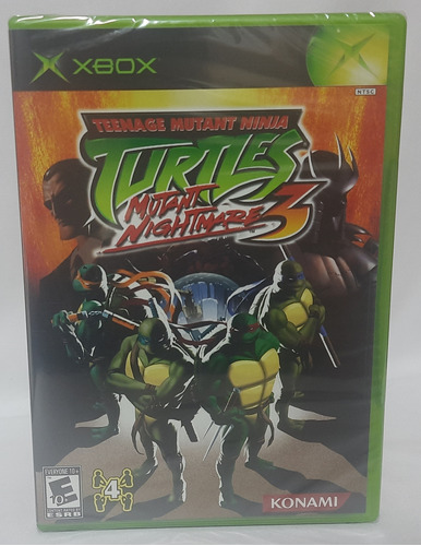 Teenage Mutant Ninja Turles 3 Lacrado - Xbox Clássico