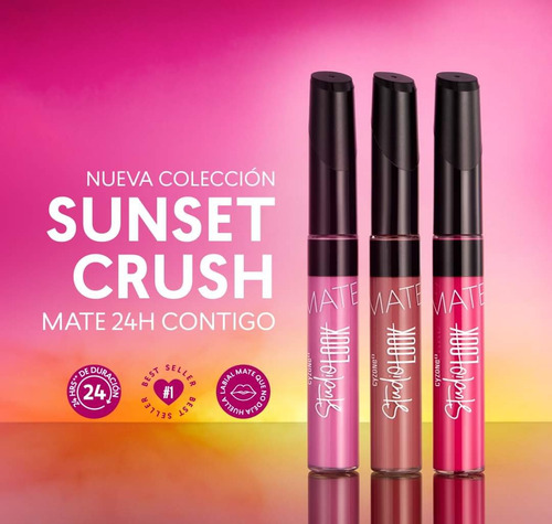Labial Mate Indeleble Studio Look Cyzone No Transfiere Lila Bali