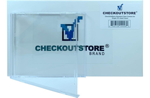 Checkoutstore - Caja De Cd Para Joyas, 1 Disco, Sin Montar Y