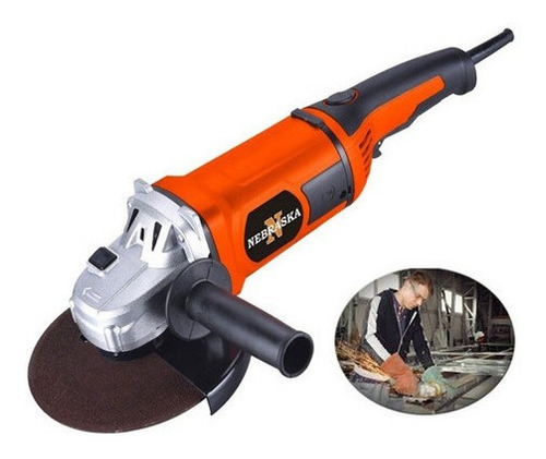 Amoladora Angular Nebraska 180 Mm 2250 Wts Nemea08180