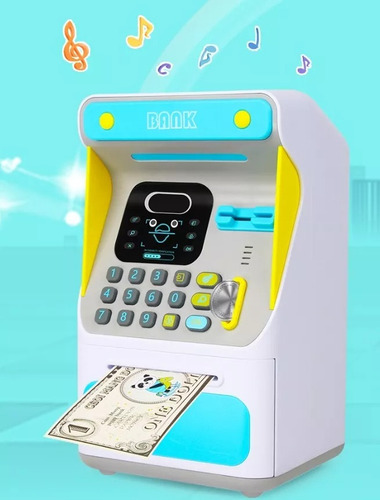 Atm Electrónico Hucha Reconocimiento Facial Moneda Efectivo