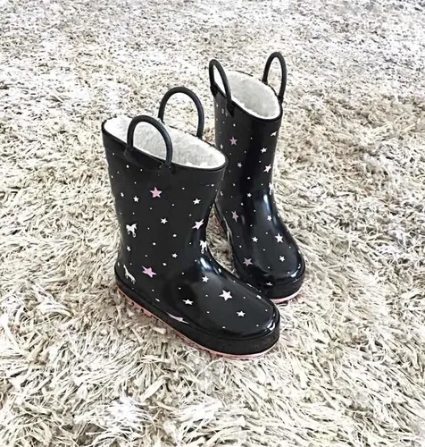 Botas de online jebe acolchadas