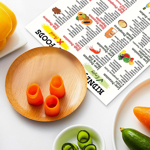 Póster V Stickers Con La Lista De Alimentos Aptos Para Los R