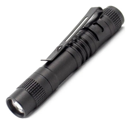 Mini Lanterna Caneta Clip Luz Led Edc - 8.5cm