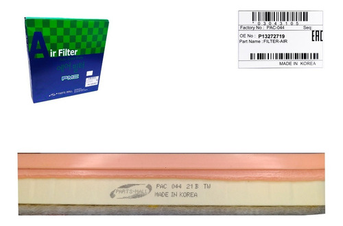 Imagen 4 de 6 de Filtro Aire Motor Orlando 2.4 2011 2012 2013 Original