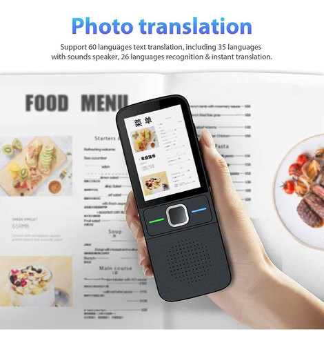 Dispositivo Traductor Instantáneo Y Portátil De 138 Idiomas