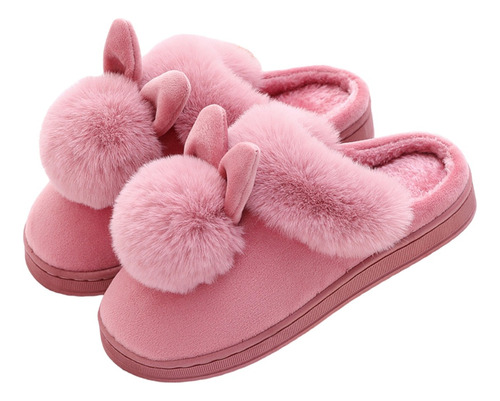 Pantuflas Babuchas Para Dama De Alta Calidad Diseño Conejo