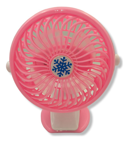 Mini Ventilador Portatil Clip 360° Recargable 3 Vel