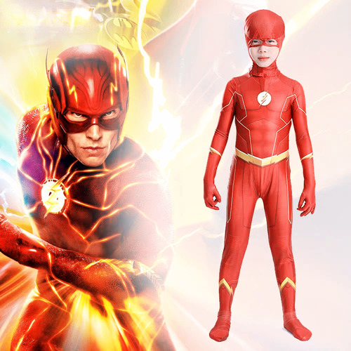 Disfraz De Disfraz De Flash Man Para Niños, 2 Unidades, Para Fiestas De Carnaval