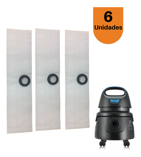 Electrolux Hidrolux Awd01 Saco Aspirador Profissional 6 Unidades