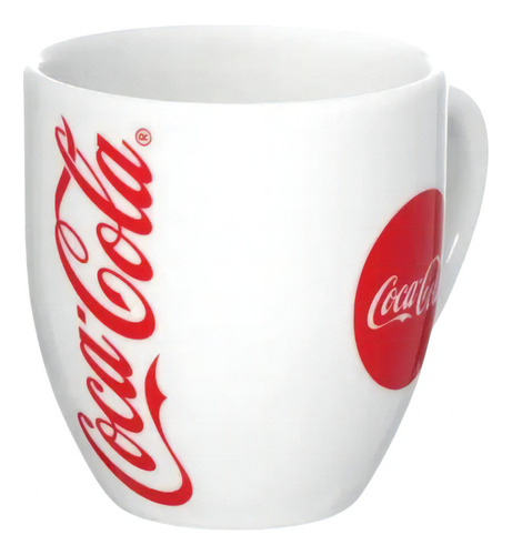 Caneca Ceramica Coca Cola Branca 300ml (9004165)
