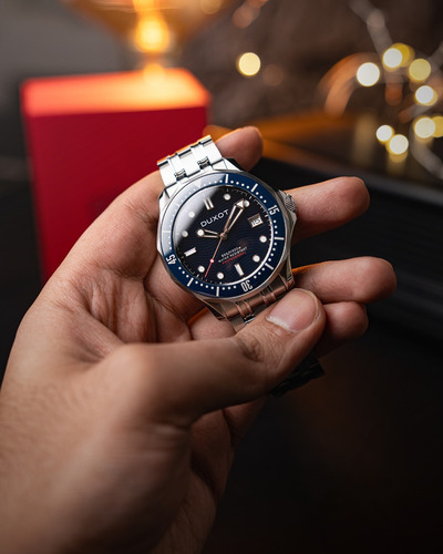 Reloj Duxot Hombre Henri Diver Automatic Presidential Blue