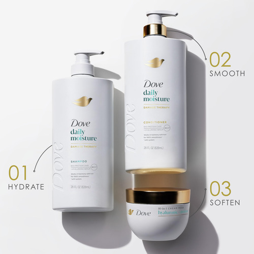 Acondicionador Dove Daily Moisture Para Cabello Seco 828ml
