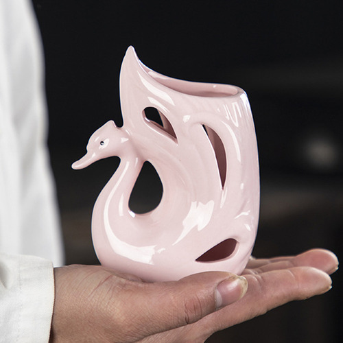 Maceta Calada Con Forma De Cisne, Maceta