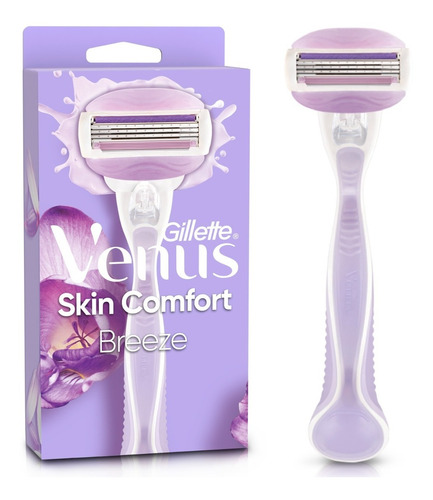 Máquina De Afeitar Gillette Venus Breeze De 3 Hojas