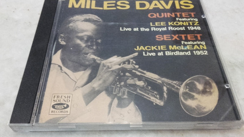 Miles Davis   Lee Konitz + Jackie Mc Lean  Cd Importado 