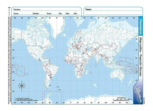 Mapa N°5 Division Politica X Unidad