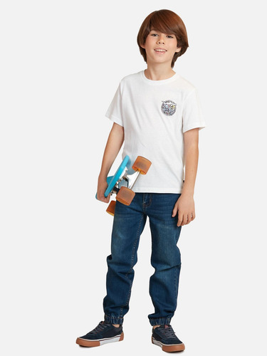 Pantalon Jogger Loite Niño Azul Maui And Sons