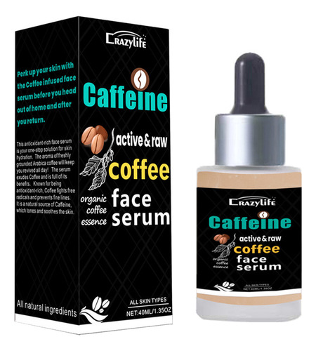 Esencia De Belleza Facial De Café Esencia Nutritiva Con Cafe