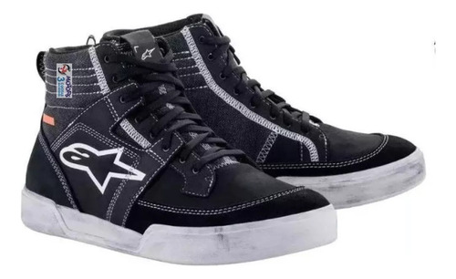 Jm Nuñez Zapatilla Alpinestars Ageless Negra Efecto Gastado 