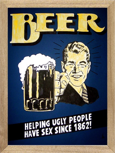 Frases Cerveza Bebidas Cuadros Posters Carteles  M322