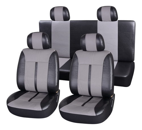 Funda Cubre Asiento Auto Universal Completa Cuerina N/g Iael