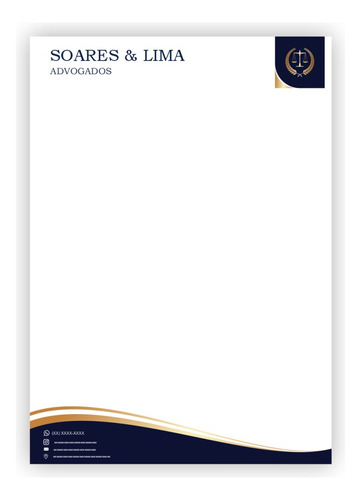 Criação Modelo Papel Timbrado Personalizado.