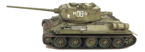 Tanque Ruso T34/85 Segunda Guerra Mundial Escala 1/35