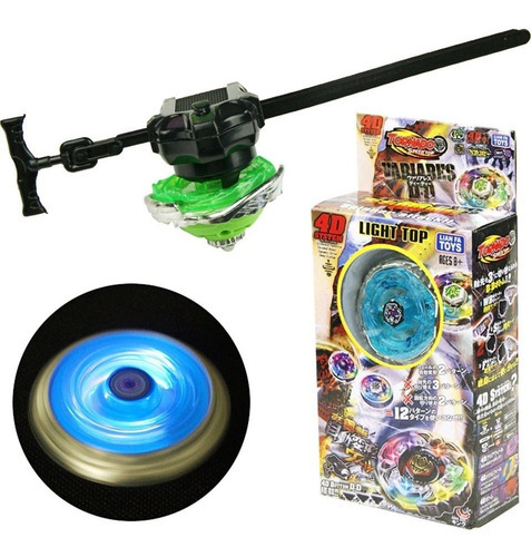 Kit 2 Beyblade Burst+ 2 Beyblade Metal Led + Arena Beyblade