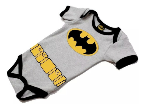 Imagen 7 de 10 de Pañalero Bebé Ropa Dc Comics Batman Mariachi Set 2 Piezas